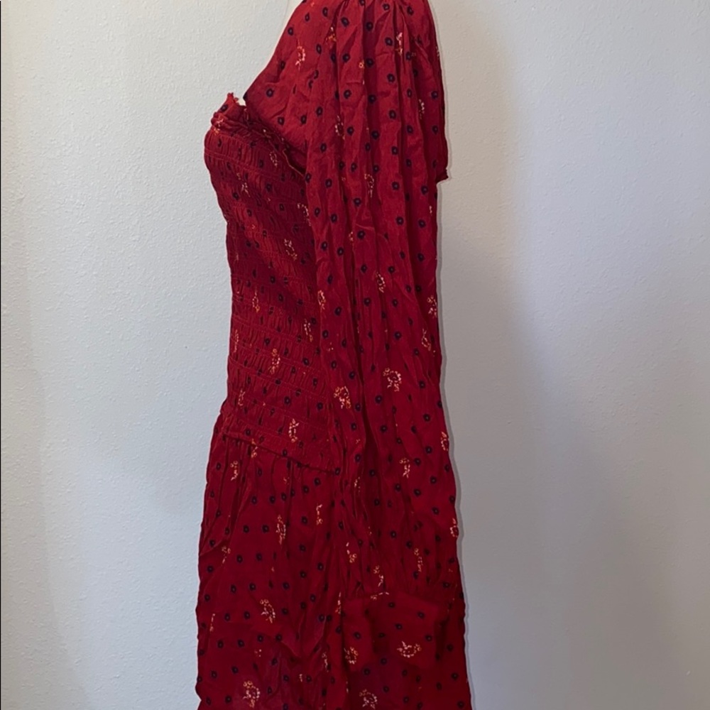 Free People Two Faces Print Mini Dress - Picture 7 of 8